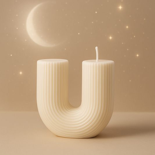 Éclat Lunaire - Bougie Sculpturale